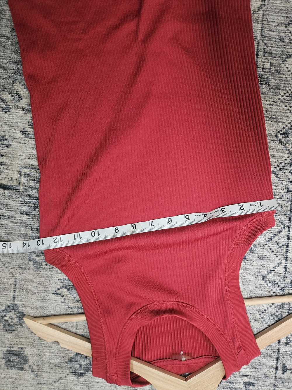 CALIA by Carrie Underwood Raspberry Ribbed Tank - Picture 6 of 7